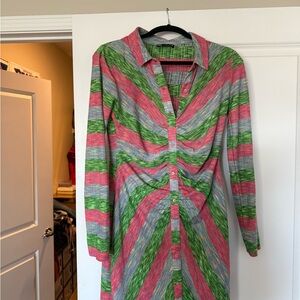 Multicolor Striped Women's Dress